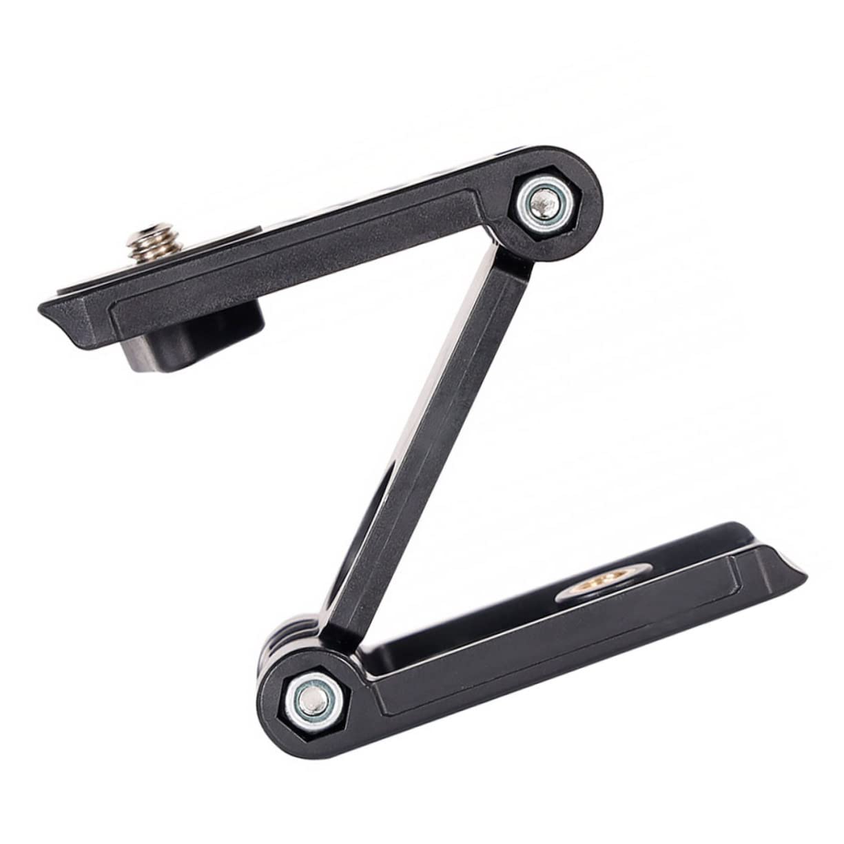 CONGARTENO Z-Shaped Flexible Phone Holder Cell Phone Tripod Camera Mounting Bracket for Desk Multi-Angle Use