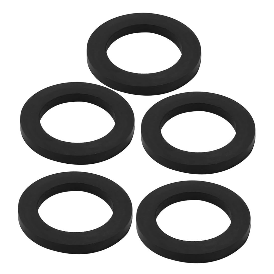 ROWORKX Rubber Flat Washers 30mm OD 20mm ID 3mm Thick for Faucet Pipe 5Pcs