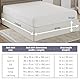 Lux Hotel Taillierter Bettrock Classic 35,6 cm Länge Plissee Styling, California Kingsize, Elfenbeinfarben