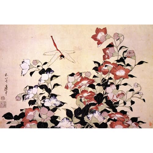 Toile Hokusai décoration murale grand format 127 x 101,6 cm art
