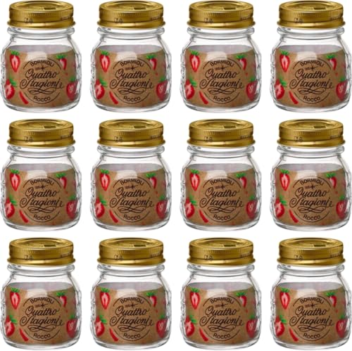 La ricetta della marmellata di uva e ananas 2 Bormioli Rocco Vasetti per marmellata Quattro...