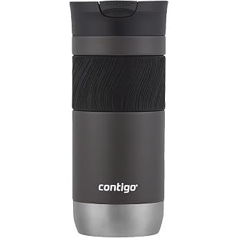 Contigo Byron 2.0 Thermal Mug Stainless Steel Insulated Mug with Snapseal Closure Coffee Mug to Go 100% Leak-Proof Dishwasher Safe Lid BPA-Free Keeps Warm for up to 6 Hours 470 ml