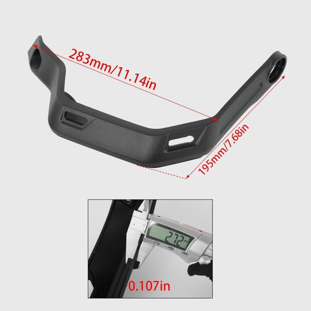Handguards Fit Für Honda XADV 750 2025 2026 Handschutz Schutz Motorrad Lenker Bildschirm(A Set-Black)
