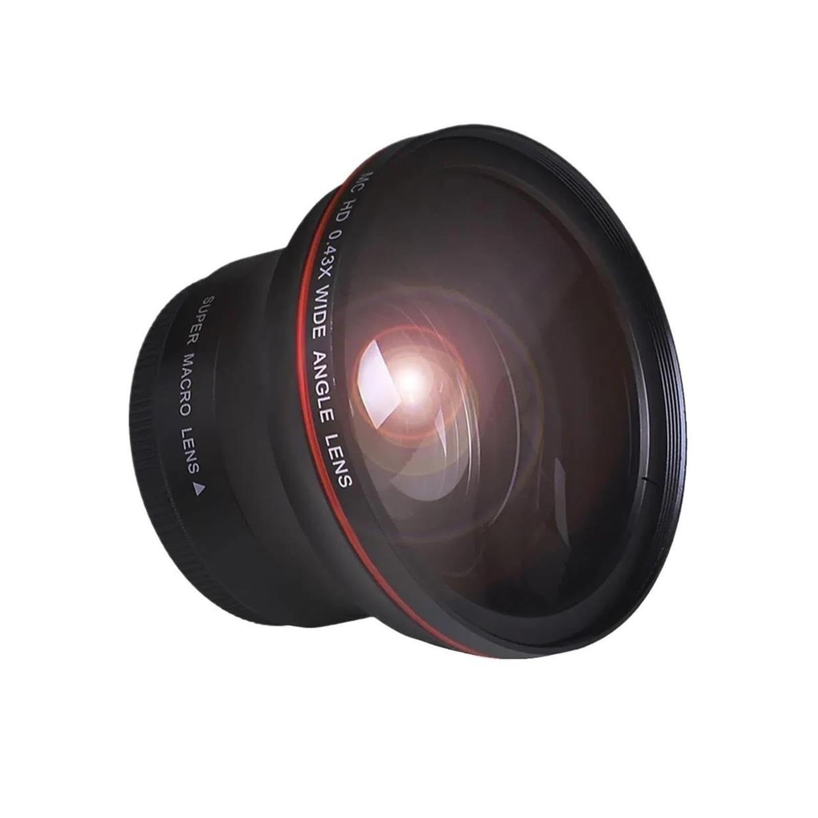 Obiettivo grandangolare HD 55MM 0.43x, D3400 D5600, fotocamere Alpha