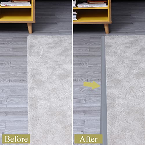 Peel and Stick Floor Transition Strip, Carpet to Tile Transition Edging Trim Suitable for Doorways Threshold (Cover Height Within 5mm) - Image 4