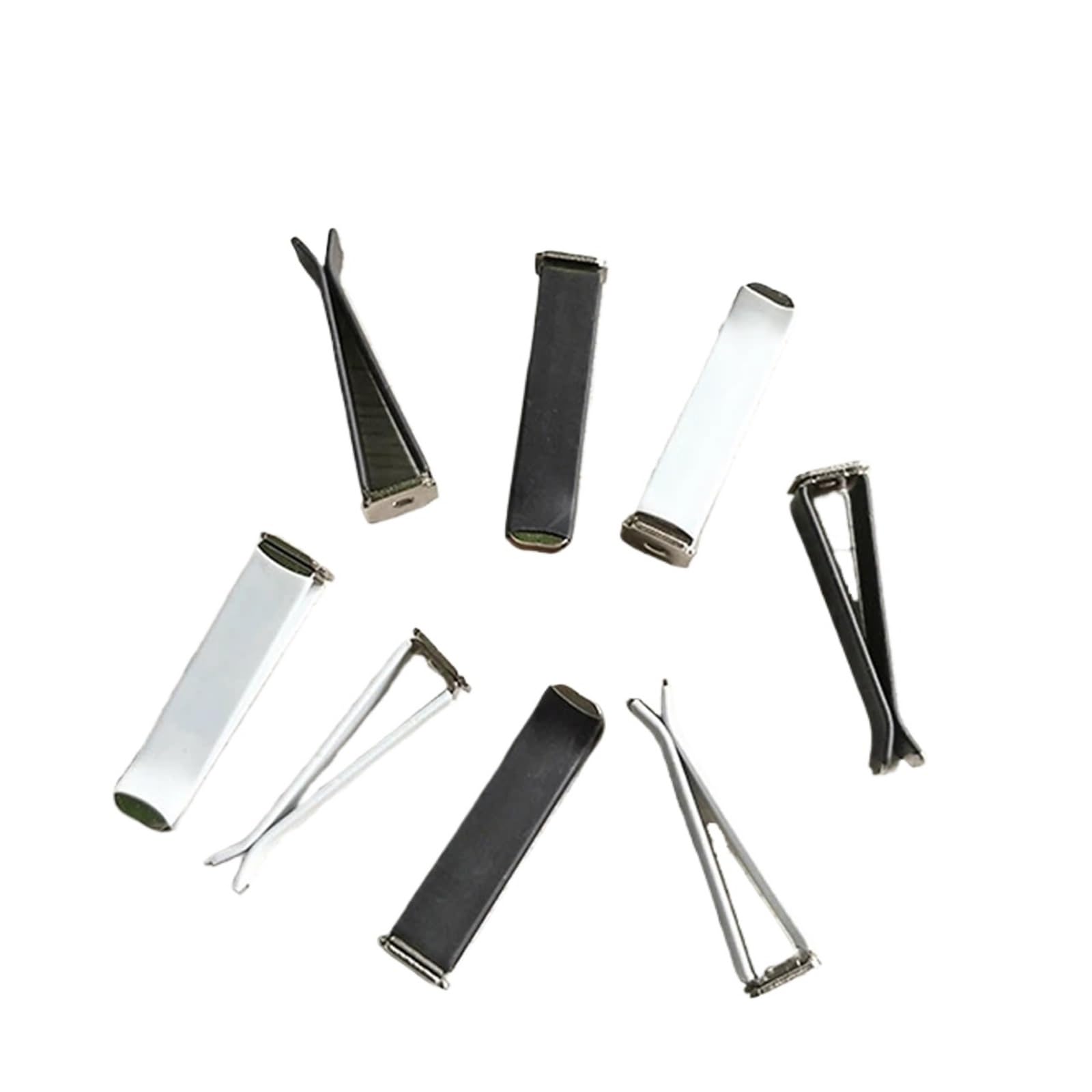 Clip di ventilazione per auto, allungate, per bocchetta dell'aria, per aromaterapia, gesso, profumo, accessori (mix lungo, 50 pezzi)