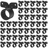 Briwooody Paquete de 50 soportes de tubería de 3/4 pulgadas, CPVC (estilo mariposa)