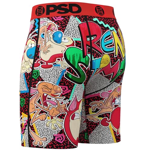 PSD Men's Ren & Stimpy Boxer Briefs - Breathable and Supportive Men's Underwear with Moisture-Wicking Fabric3