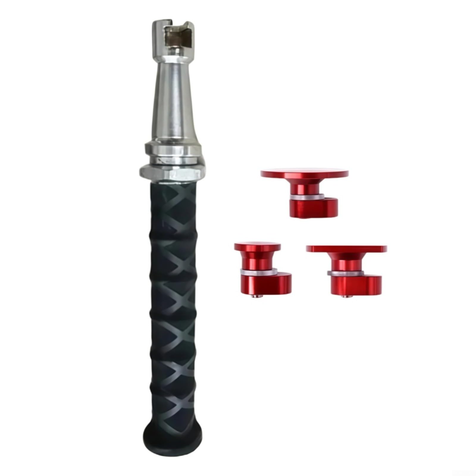Martello per riparazione ammaccature auto, 27-38 cm, telescopico con meccanismo a molla, strumento delicato sulla vernice per fai da te