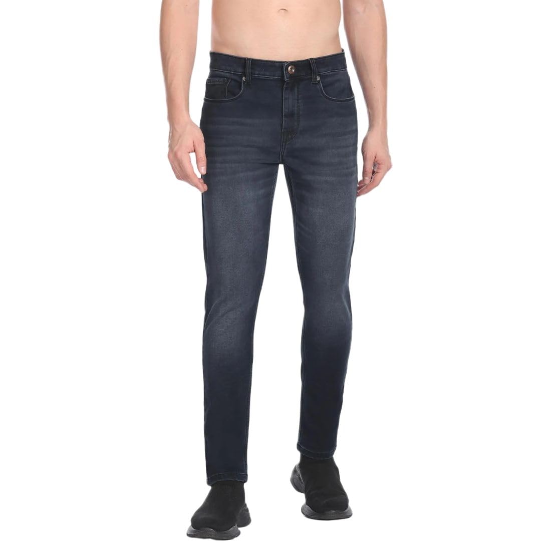 flying machine Men's Slim Fit Jeans| Solid | Mid Rise | Stretchable | Jeans for Man-picture-27