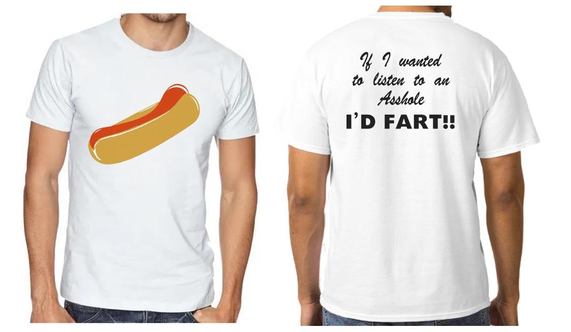Adults Captain Spaulding Wanted to Listen I'd Fart 1000 Corpses Unisex White T-Shirt [M]