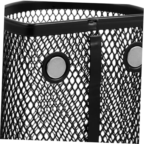 Panier de rangement métallique aimanté robuste à compartiments séparés