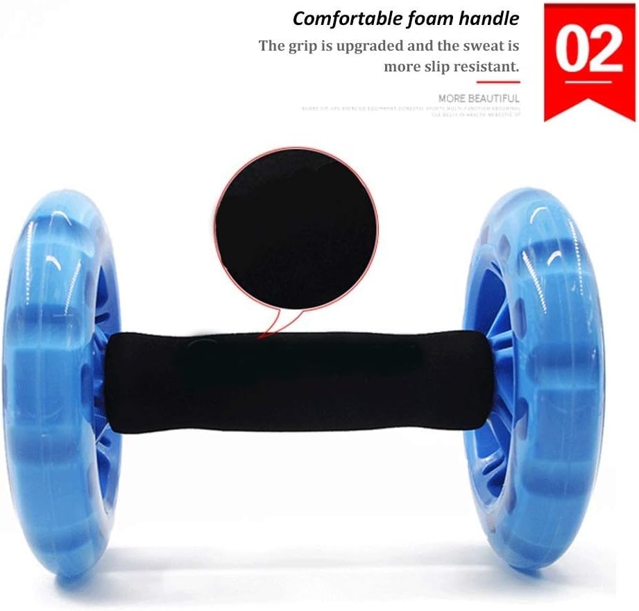 Abdominal Muscle Wheel- Exercise Roller Body Fitness Strength Training Machine Wheel Gym Tool Unisex