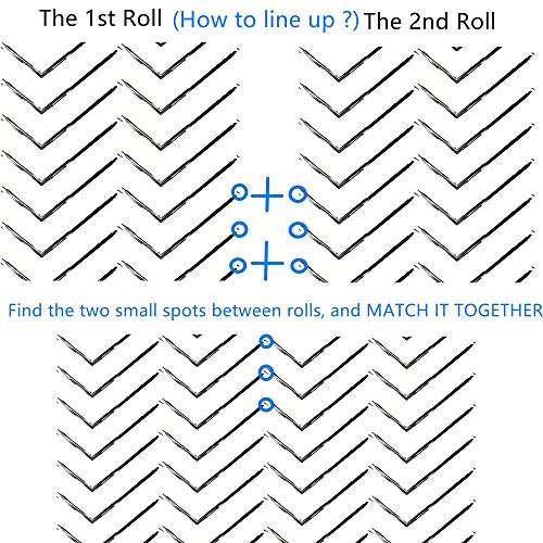 Practicalws Bundle Of 17.7In×157Inpeel And Stick Modern Stripe Wallpaper And 11.8In×78.7In Marble Wallpaper #TOP2