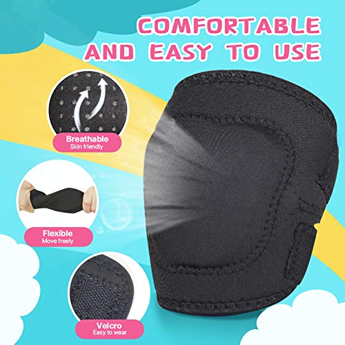 image for VUP Kids Protective Gear Soft Knee and Elbow Pads for Kids with Gloves