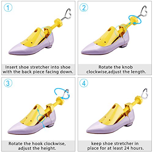 Miserwe Shoe Instep And Length Stretcher Carrying Bag Professional 2-Way Adjustable Shoe Stretcher For Men And Women(S) #TOP5