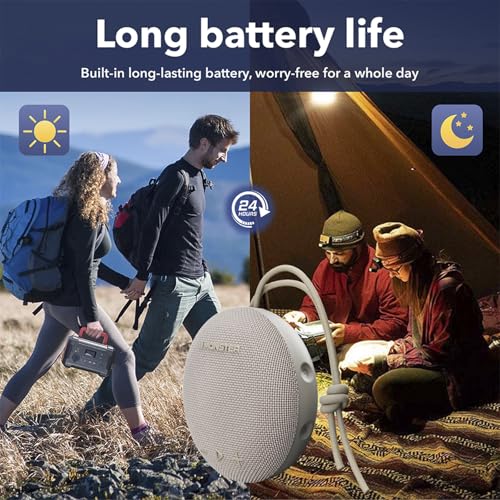 Image of 35W (peak) Monster Bluetooth Speaker, IPX8 Shower Speaker Waterproof, Bluetooth 5.4 with Loud HD Sound and Robust Bass, Extra Long Playtime Punchy, for Home, Beaches Portable Wireless Outdoor Speakers