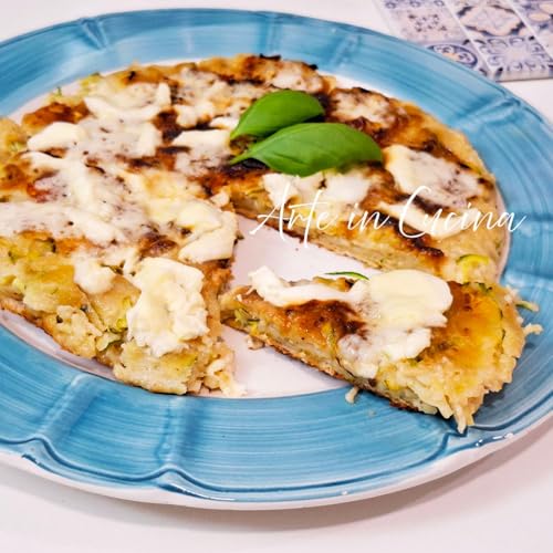 PIZZA VELOCE ROVESCIATA alle zucchine in PADELLA