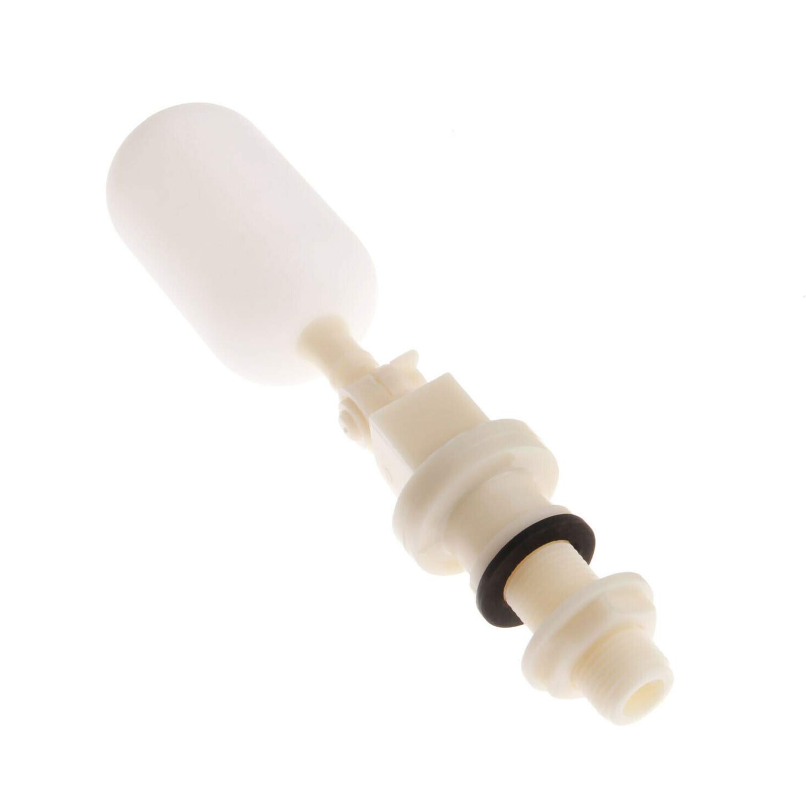 Be-Tool White Ball-Cock Valve 1/2" Dn15 Float Ball Valve Abs Cattle Bowl Valve For Water Trough, Humidifier, Fountain (Pack Of 1)