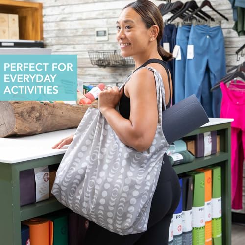 Sac fourre-tout réutilisable lavable avec bretelles grand format