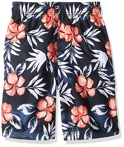 Image of Kanu Surf Boys' Dominica Floral Quick Dry Beach Board Shorts Swim Trunk