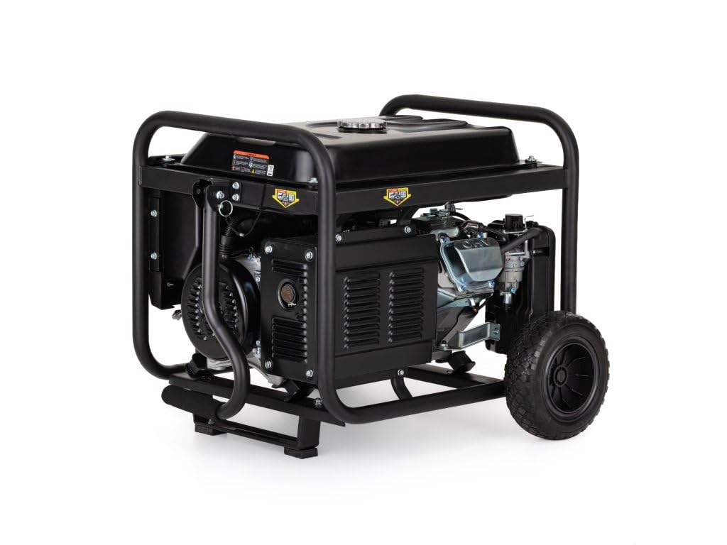 Hahn & Sohn Generatore a benzina HGG11000E-EA3R ATS – 8 kW/8,5 kW – unità di emergenza con avviamento elettrico & ATS, 97 dB – 230 V generatore di corrente, inverter, corrente di emergenza, cantiere