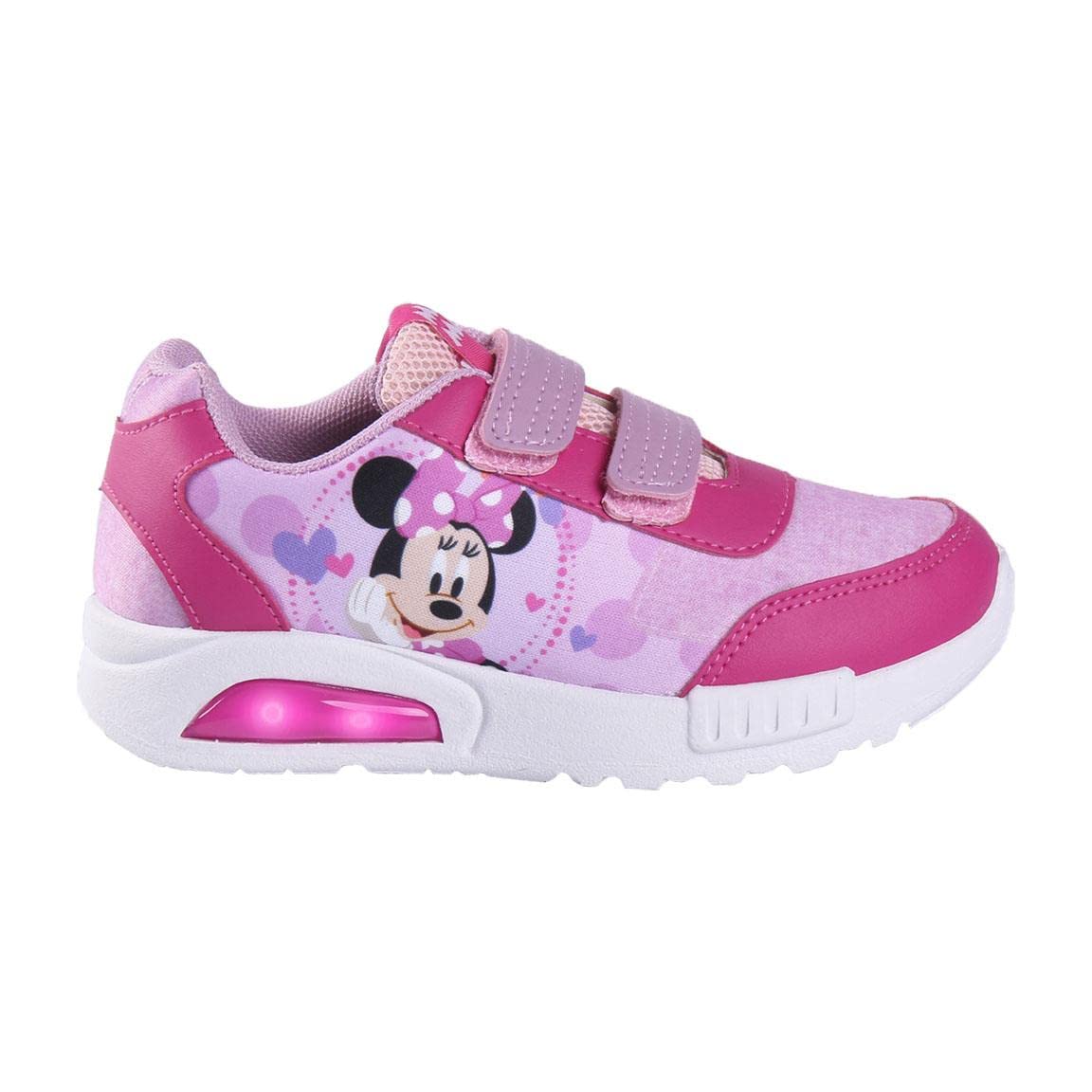 CERDÁ LIFE'S LITTLE MOMENTS - Zapatillas Niñas Luces de Minnie Mouse con Velcro para Facilitar su Independencia y Comodidad