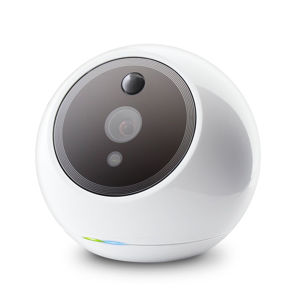 Amaryllo Robot Security iCamPRO FHD Home Security Camera, White