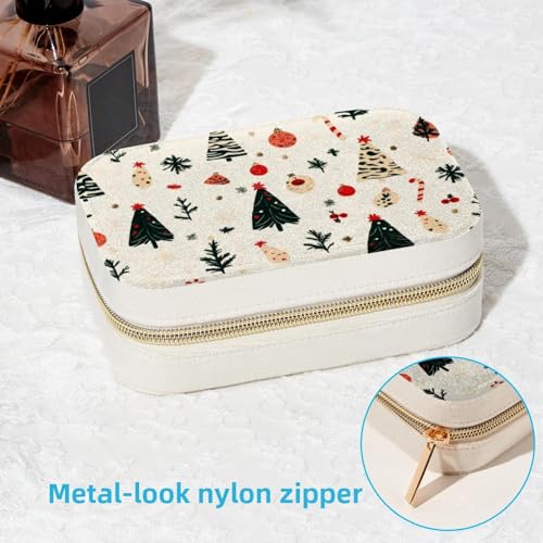 Boîte à bijoux de Noël compacte pour éviter les colliers emmêlés - 7