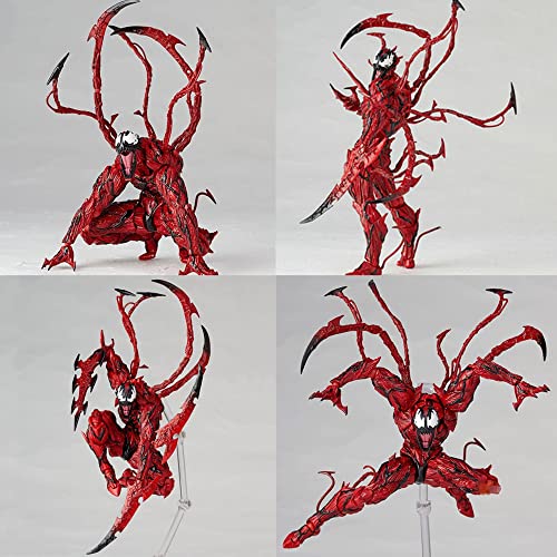 Venom Action Figure Collectible Action Figure Venom Carnage Toy Venom Doll Pvc Joints Movable Model Toy Doll Figures Collection Model Character Statue Toys Decoration Desktop Ornaments, Gift (Carnage) #TOP5