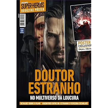 Capa do livro Superpôster Mundo dos Super-Heróis - Dr. Estranho 2 - No Multiverso da Loucura