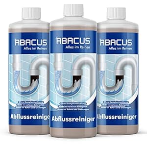 ABACUS Abflussreiniger 3x 1000 ml