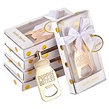 12pcs Baby Shower Return Gifts for Guest Supplies Poppin Baby Bottle Shaped Bottle Opener with Exqui