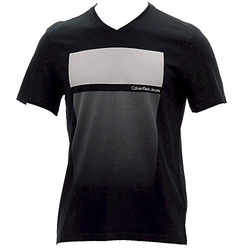 Calvin Klein Jeans Men's Gradient Geo V-Neck T-Shirt
