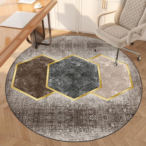 Tappetino rotondo per sedia da ufficio per pavimenti in legno duro, antiscivolo, protezione per sedia da gioco e computer, multiuso, 180 cm, per sedie a rotelle e tappeti