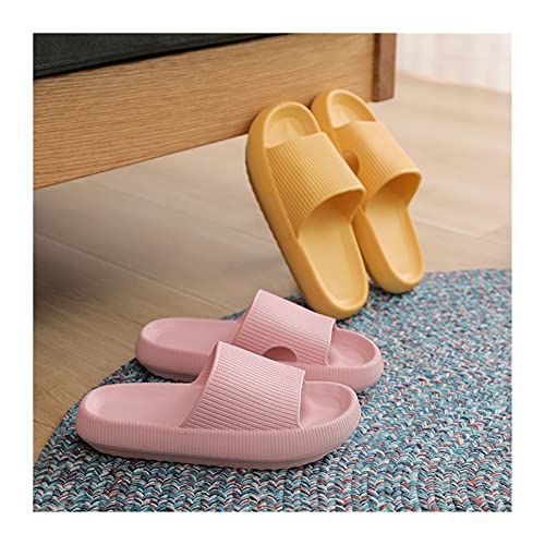 Vrouwen Mannen Slippers, Dikke Platform Dames Badkamer Slipper, Zachte Antislip Thuis Vloer Slides Dames Zomer Schoenen… - Image 4