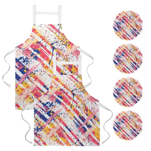 Tablier de cuisine ajustable pour le nettoyage de la maison