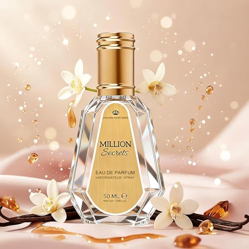 Image of Million Secrets Men's Cologne Eau de Parfum 1.7 Fl. Oz (50ml), Fresh Natural Spicy Woody Notes, Modern Masculine Fragrance