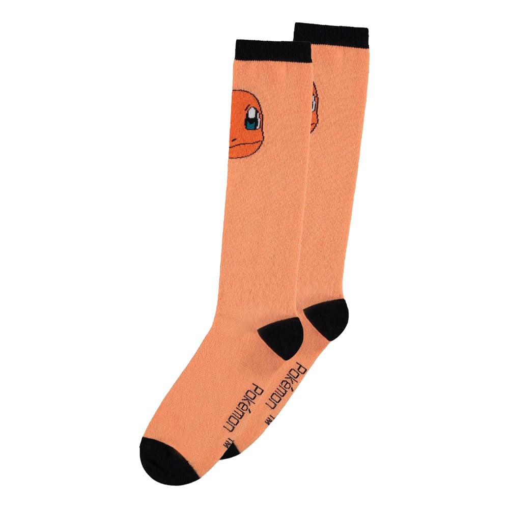 Difuzed Unisex Multicoloured Socks Brand Model Charmander Pokemon Socks 35/38