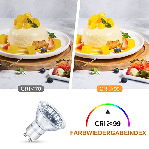 Gu10 25W Candle Warmer Halogen Light Bulb Scentsy Light Bulbs Spotlight Warm White Dimmable 2700K Mr16 Glass Cover Replacement For Wax Burner Light Bulb, Tart Burner Bulb, Recessed Lighting Fixture #TOP5