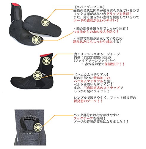 Amazon | X-SURF GEAR エックスサーフギア SPLIT TOE BOOTS 5mm / SURF