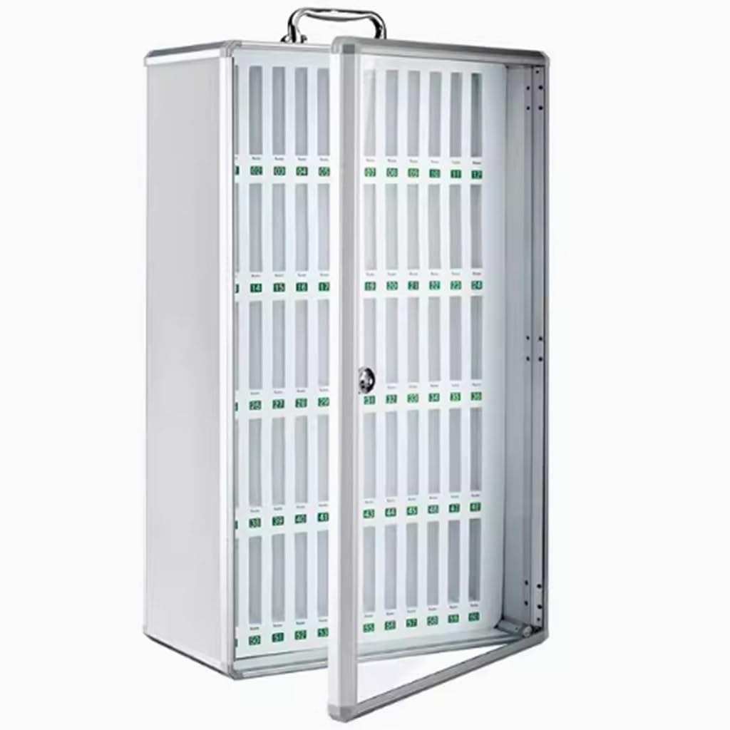 Contenitore Per Cellulare Armadietto Portacellulare In Lega Di Alluminio Da 12-60 Scomparti Conferenze Aziendali Per Aule, Scuole, Uffici(60)