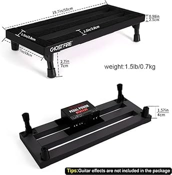 Amazon.com: Ghost Fire Guitar Pedal Board Aluminum Alloy 1.5lbs Amazon.com: Ghost Fire Guitar Pedal Board Aluminum Alloy 1.5lbs
