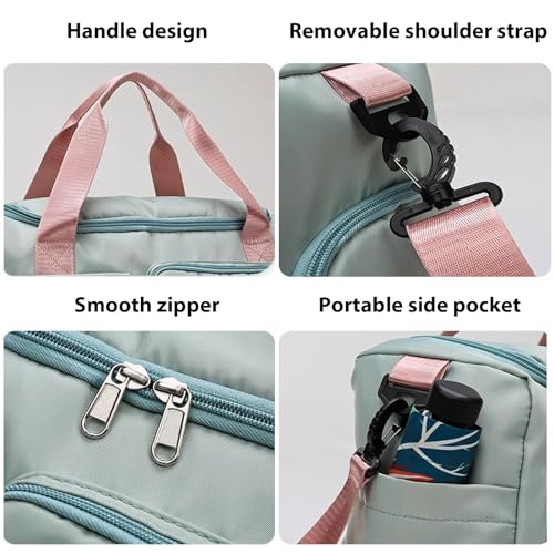 Gym Bag for Women Men Travel Duffle Bag Large Capacity with Shoe Compartment Gym Tote Durable & Stylish Companion for Travel, Gym, Sports, Weekender4