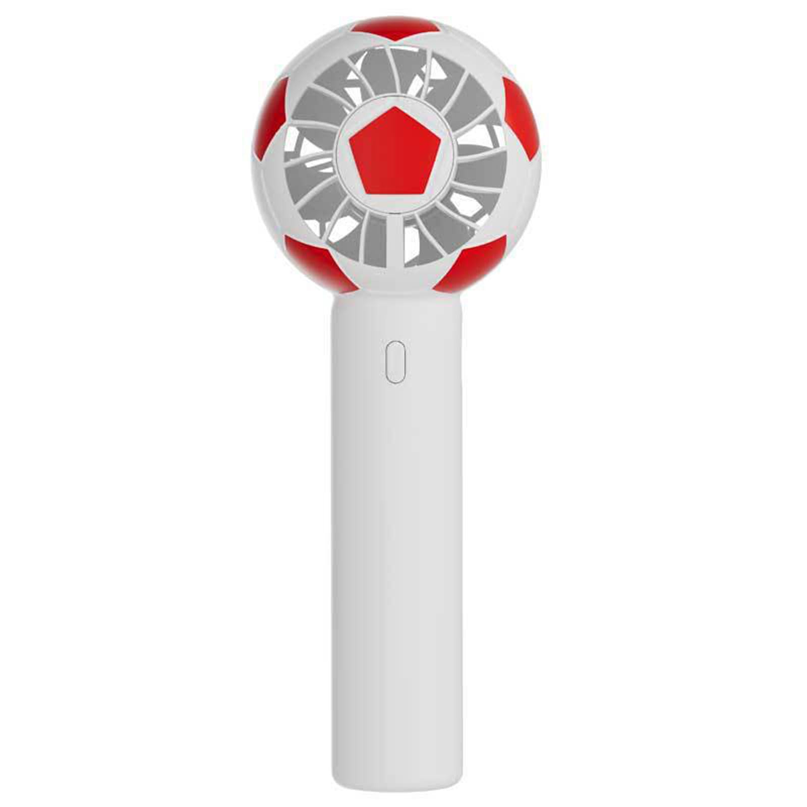 Tsophreniq Rechargeable Soccer Inspired Hand Fan with Long Lasting Energy Source Compact Size Ventilation Maker for Gatherings Strong Wind Handheld Fan