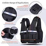 Sportneer Adjustable Weighted Vest Weights: 2-18 lbs/2-40 lbs Washable Weight Vest for Walking 16 In 1 Fast Adjust Rucking Vest for Women and Men Home Gym Running Jogging Strength Training Vests - Image 3