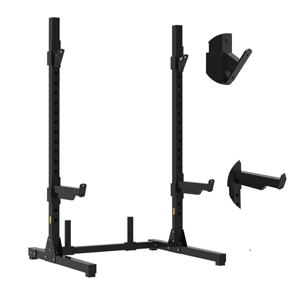 OTQEFTN Weightlifting Commercial Bench Press Dip Stands Horizontal Bar Pull-ups Professional Squat Rack Bench Press Barbell Rack Weight Training Rack Gantry Fitness Equipment