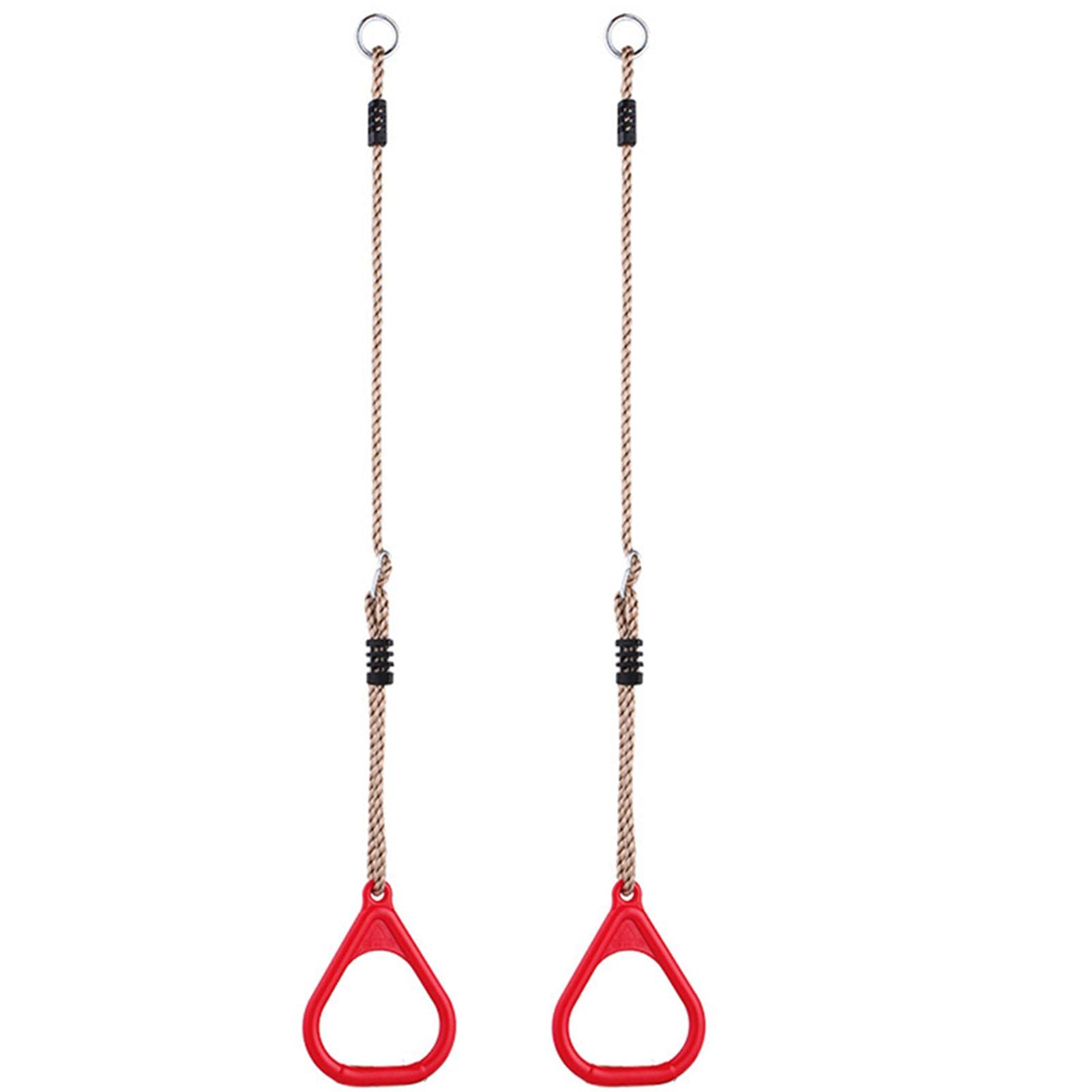 Qinglou Gym Rings Ring Fitness Children Trapeze Bar Pull Up