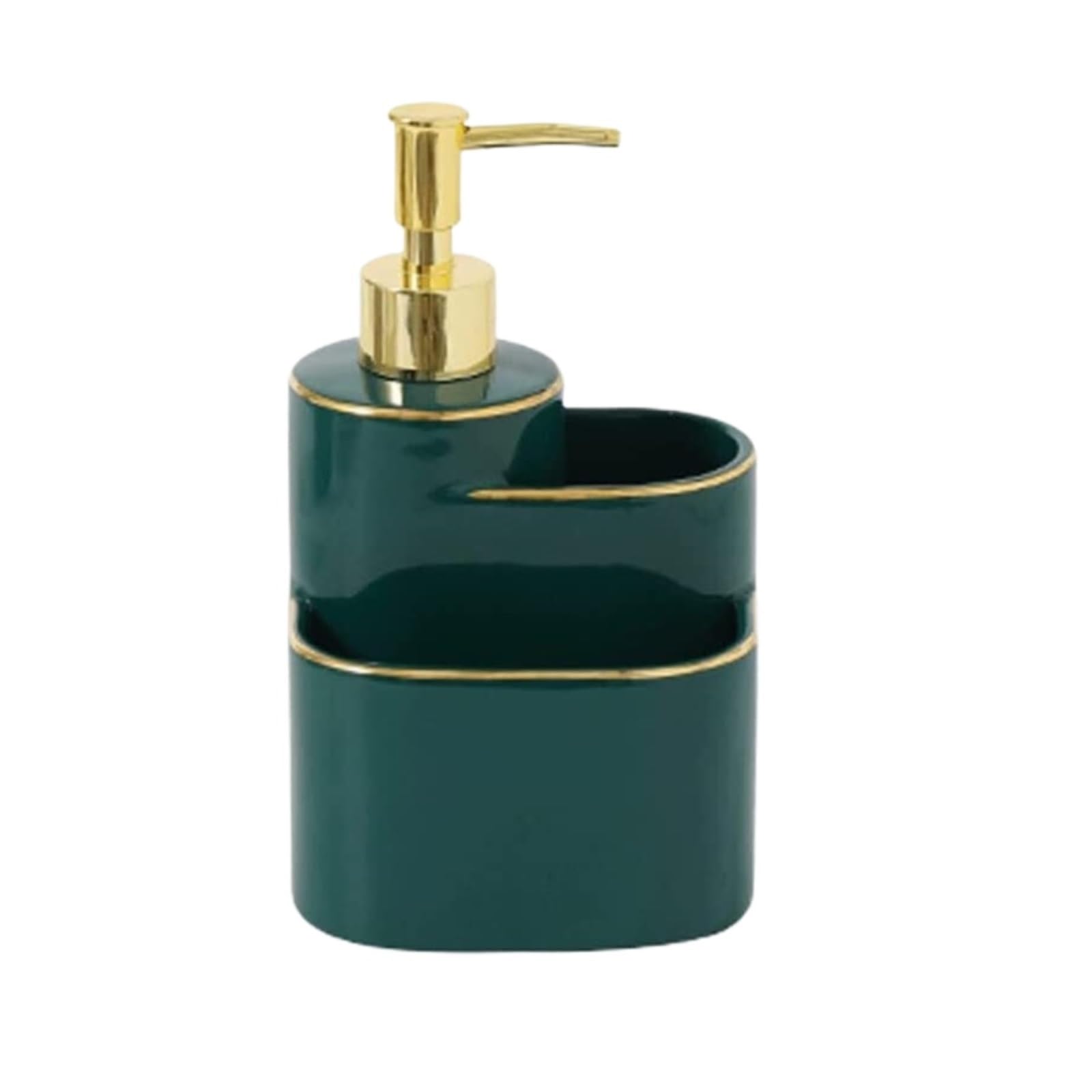 Dispenser Sapone Liquido Dispenser di sapone in bottiglia in ceramica da banco per bagno Bagno