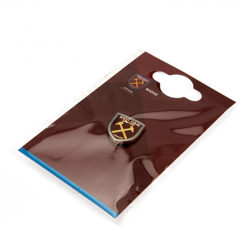 West Ham Utd Official Metal Pin Badge Shield Crest Logo
